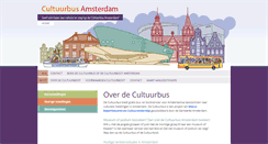 Desktop Screenshot of cultuurbusamsterdam.nl